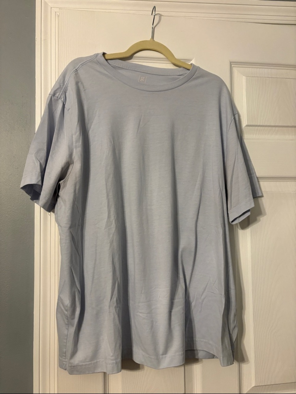 George Men's Pale Blue Crewneck Tee
